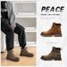 European Warm Series 2025 Autumn New Martin High Top Genuine Leather Mid-Top Ankle Trendy Casual Work Shoes Boots_vogvips.com