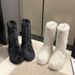 Womens Fur Boot Winter Fluffy Long Furry Boots For Girls Outdoor Fuzzy Knee-High Boots_vogvips.com