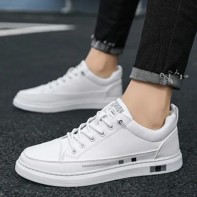 Men's Fashion Sneakers White Women And Men Shoes Platform Black Couple Flats Tenis Mascuo Atillas Mujer Plus_vogvips.com