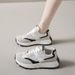 Forrest Gump Shoes Schoolgirl Sports Breathable Running Platform Casual Shoes_vogvips.com