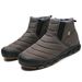 Outdoor High Top Snow Boots For Men And Women In Winter, Velvet, Thickened, Water Repellent, Anti Slip, Cold Proof Couple's Cotton Shoes_vogvips.com
