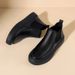 European Warm Series Autumn Winter New Fleece-Lined Genuine Leather Fashion Martin Boots Casual Trendy British Style Men's Shoes_vogvips.com