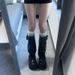 Big Toe Booties For Women Sweet Cool Style Pile Platform Western Over-the-Knee Long Thick Sole High Tube Boots_vogvips.com