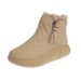 1178225343@qq.com Fleece-Lined High-Top Snow Boots For Women 2025 Winter New Style Student Ins Korean Version Warm Casual Cotton Shoes_vogvips.com