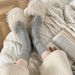 Thickened Dot Yarn Wool Twist Socks Cozy Cable-Knit Wool Blend Socks - Soft, Warm & Stylish Unisex Mid-Crew Socks For Winter & Everyday Wear_vogvips.com