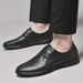 Leather Shoes Men's Leather Dress Men's Shoes Lace-up Casual Shoes Men's_vogvips.com