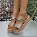 Women's Shoes Ladies' Large Size Rope Bottom Platform Thick Bottom Women's Sandals Buckle Wedge Heel Fish Mouth Women's SandalsGolden Shoes_vogvips.com