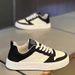 Unbeatable Quality Panda Colored Summer Breathable Live Streaming Board Casual Leather Small White Trendy Shoes, Men's Styles_vogvips.com