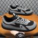 Summer Men's Shoes Fly-woven Mesh Breathable Lace-up Soft Sole Casual Versatile Student Running Commuter Sports Shoes_vogvips.com
