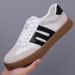 New Men's Shoes, Fashionable, Comfortable, Breathable, Cowhide, German Training, Color Matching, Men's Casual Sports Shoes, Forrest Gump Shoes_vogvips.com