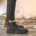 Martin Boots Men's Inner Height Increase Short Boots Men's Matte Leather Chelsea Boots Men's Leather Shoes Do Not Tie_vogvips.com