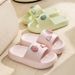 Cute Strawberry Women Summer Home Use Non Slip Indoor Couple Dormitory Soft Thick Bottom Bathing And Cooling Slippers_vogvips.com