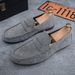 SHLIANG New Men's Loafers Lightweight Breathable Casual Shoes Men Flat Driving Shoes Soft Sole Slip-on Business Shoes Sneakers Y0228_vogvips.com