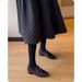 Loafers Women's Thick Heel French Single Shoes Velvet Warm Cotton Shoes Small Leather Shoes_vogvips.com