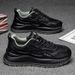 Men's Summer Casual Sneakers With Thick Sole – Breathable Mesh Running Shoes For Men – Lightweight & Comfortable – Beige & Black Options_vogvips.com