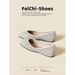 Women's Height-Increasing Shallow-Heel Flats, 2026 Spring New French Style Elegant Pointed-Toe Rhinestone Soft-Soled_vogvips.com