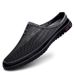 Mesh Fly-woven Men's Shoes Casual Shoes Half-drag Convenient Travel Shoes Dad Shoes Walking Shoes_vogvips.com