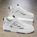 New Men's Fashion Mesh Breathable Sneakers Comfortable Running Shoes For Men Outdoor Student Sports And Leisure Board Shoes_vogvips.com