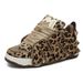 ADC Da Vinci McFlurry Series Leopard Print Casual Sneakers Height Increasing Low Top Loafers Unisex_vogvips.com