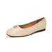 Camellia Flat-soled Single Shoes Women's Summer French Retro Temperament Evening Shoes Soft-soled Grandma Shoes_vogvips.com