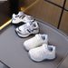 Children's Sports 2026 Spring And Autumn New Solid-Soled Boys' Running Girls' White Sneakers Baby School Dad Shoes_vogvips.com