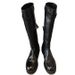 Cowhide Version ~ Grape Mom Same Style Genuine Leather Thick-Soled Over-the-Knee Women Melad Long High Tube Riding Boots_vogvips.com