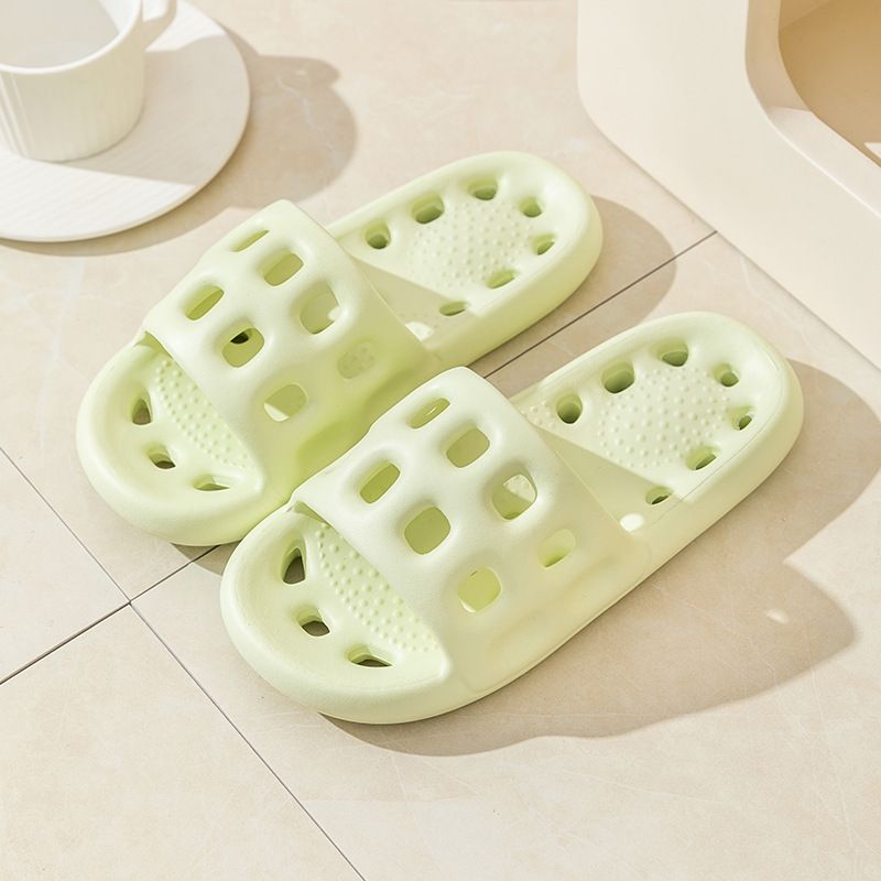 Bathroom Leakage Slippers For Women In Summer, Indoor Home Shower, Anti Slip Bathroom, Quick Drying Hollow Out Slippers For Men_vogvips.com