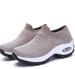 Women's Shoes Popular Plus Size Women's Shoes Air Cushion Fly Knit Sports Shoes Over The Foot Shoes Fashion Rocking Shoes Casual Shoes Socks Shoes_vogvips.com