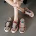 Summer Ins Transparent Mesh Hollow White Shoes Female Students All Match Casual Half Slippers Women's Shoes Trendy_vogvips.com