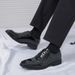 New Large-size Casual Leather Men, British Korean Style, Suitable For Weddings And Grooms, Hairstylist Fashion_vogvips.com