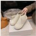 2025 Winter Thickened High-top Warm Non-slip Mom's Fleece-lined Cotton Shoes Lightweight Fashionable Versatile Casual_vogvips.com