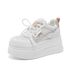 Women's Thick-Soled White Sneakers 2026 Summer New Style Height-Increasing Casual Fashionable Lightweight Sports Shoes_vogvips.com