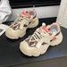 Height Increasing Dad For Women Spring Autumn New Style Thick Soled Mesh Casual Sports Breathable And Lightweight_vogvips.com