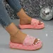slip On 2024 Summer Slide Designer Flat Outdoor Flower Sandals Womens Beach Shoes_vogvips.com