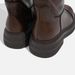 Melard Lace-Up Niche Design Long Women's Riding Height Increasing Slimming Brown Motorcycle Boots Over-the-Knee_vogvips.com