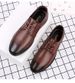 Men's Casual Leather Shoes Dress Style Thick Root Work Men's Shoes Men's_vogvips.com