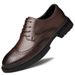 Wind Men's Shoes Carved Leather Shoes Men's Casual Shoes_vogvips.com