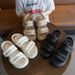Thick Soled Bread Sandals Summer Casual Sports Beach 2025 New Student Roman Women's Shoes_vogvips.com