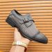 New Summer Leather Shoes Hollow Out Refreshing British Style Men's Business Casual Breathable Pointed Toe Hole Sandals_vogvips.com