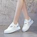 35-44 Foreign Trade Plus Size 2026 Spring And Autumn New Women's Versatile Casual White Shoes Thick-Soled Sneakers For_vogvips.com