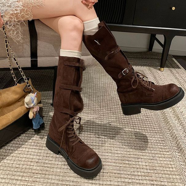 Thick Sole Adjustable Long For Women 2025 New Autumn Winter Over-the-Knee High Knight Boots_vogvips.com