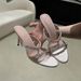 Women's Rhinestone Strappy High Heeled Sandals Stiletto Heel Open Toe Summer Versatile Elegant Fairy Shoes_vogvips.com