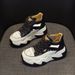 Leather Hollow Dad For Women Summer 2025 New Caual Fahion Retro Lightweight Height-Increaing Shoe Thick-Soled_vogvips.com