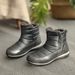 Winter Versatile Fashion Warm Fleece Lined Non-Slip Snow Boots Cotton Women's New White Short Tube Flat Shoes_vogvips.com