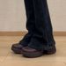 Women's Shoes New Autumn/winter Style Retro Inspired Chunky Heel 8cm Genuine Leather Slip On Shoes._vogvips.com