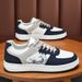 Spring Men's New Breathable Canvas Men, Korean Versatile White Shoes, Sports And Leisure Board Shoes For Men_vogvips.com