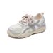 Inner Heightening Shoes Dad Shoes Female Student Sports Running Casual Mesh Breathable_vogvips.com