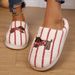 Women's Cotton Slippers For Autumn Winter, Indoor Home Use, Non-Slip Thick Sole, Soft And Warm, Couples' Style_vogvips.com