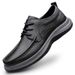 Casual Leather Shoes Men's Large Size Leather Round Head Lace-up Soft Sole Soft Surface Work Men's Shoes_vogvips.com