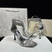 Women's Shoes New Genuine Leather High Heels Women's Stiletto Sandals Sexy Patent Leather Stiletto Sandals Rhinestones One Strap Square Toe Open Toe_vogvips.com